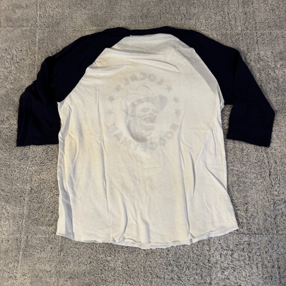 Rare NWOT Local Boogeyman Logo Raglan Mens Medium - Picture 3 of 3